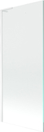Mexen Next L еднокрилен душ параван 80 x 150 см, прозрачен, бял - 895-080-000-03-00-20