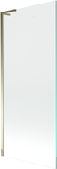 Mexen Next L параван за вана 1-крилен 80 x 150 см, прозрачен, златен - 895-080-000-03-00-50