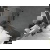 Mexen Next L параван за вана с 1 крило 70 x 150 cm, прозрачен, четка Gun Gray - 895-070-000-03-00-66