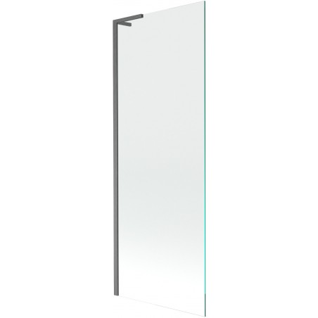 Mexen Next L параван за вана с 1 крило 70 x 150 cm, прозрачен, четка Gun Gray - 895-070-000-03-00-66