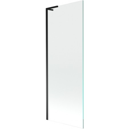 Mexen Next L преграда за вана с едно крило 70 x 150 см, прозрачна, черна - 895-070-000-03-00-70