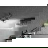 Mexen Next L параван за вана с 1 крило 80 x 150 cm, прозрачен, черен - 895-080-000-03-00-70
