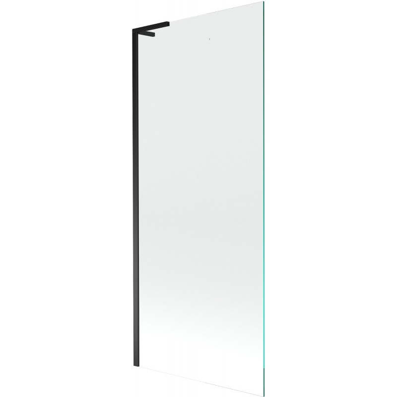 Mexen Next L параван за вана еднокрил 80 x 150 см, прозрачен, черен - 895-080-000-03-00-70