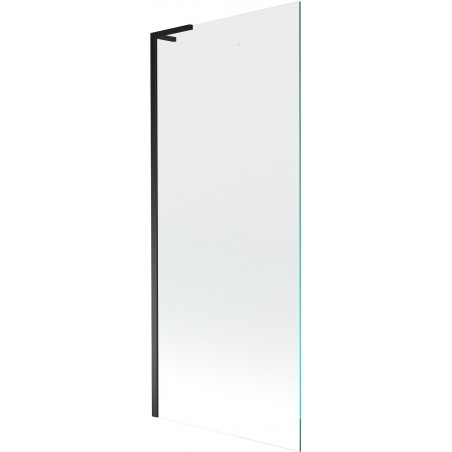 Mexen Next L параван за вана еднокрил 80 x 150 см, прозрачен, черен - 895-080-000-03-00-70