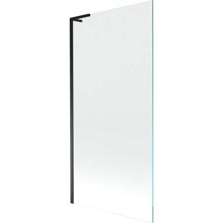 Mexen Next L параван за вана, 1-крилен 90 x 150 см, прозрачен, черен - 895-090-000-03-00-70