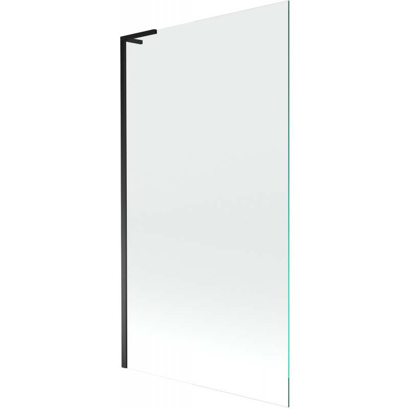 Mexen Next L параван за вана 1-крил 100 x 150 cm, прозрачен, черен - 895-100-000-03-00-70