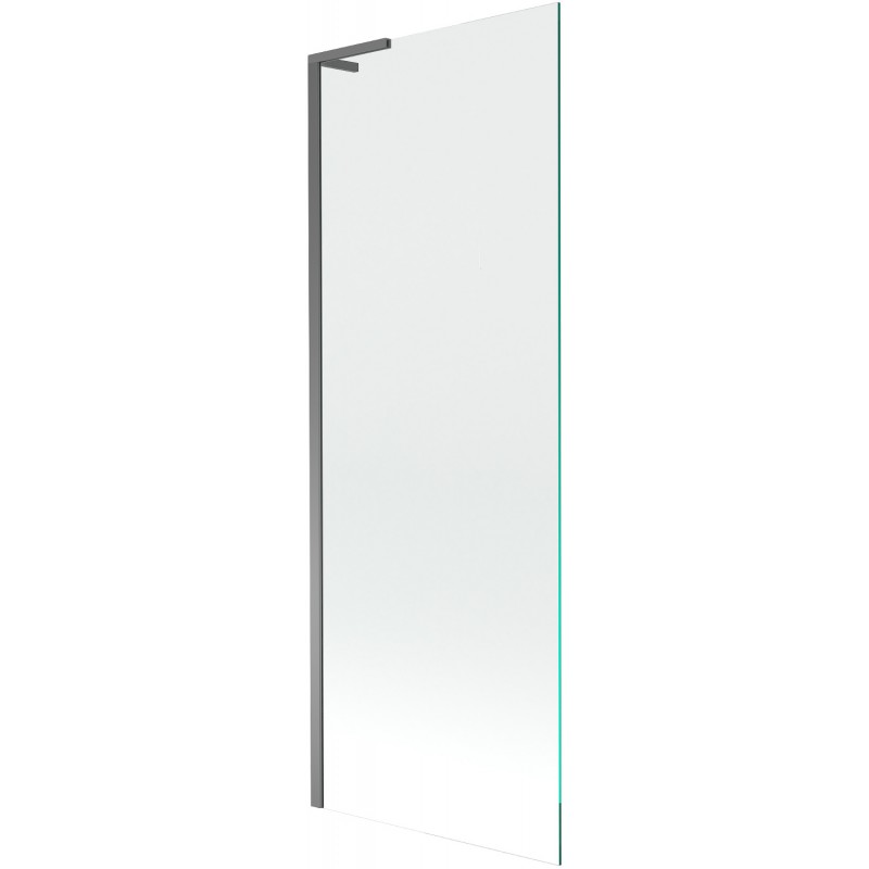 Mexen Next L параван за вана 1-крилен 70 x 150 cm, прозрачен, gun metal - 895-070-000-03-00-95