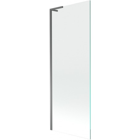 Mexen Next L параван за вана 1-крилен 70 x 150 cm, прозрачен, gun metal - 895-070-000-03-00-95