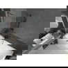 Mexen Next L параван за вана с една врата 80 x 150 см, прозрачен, тъмно сив - 895-080-000-03-00-95