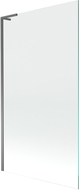 Mexen Next L параван за вана с 1 крило 100 x 150 cm, прозрачен, gun metal - 895-100-000-03-00-95