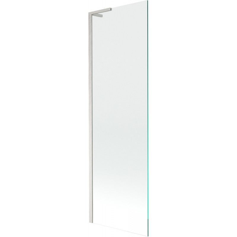 Mexen Next L параван за вана 1 листов 60 x 150 cm, прозрачен, четкан никел - 895-060-000-03-00-97