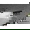 Mexen Next L параван за вана 1 листов 60 x 150 cm, прозрачен, четкан никел - 895-060-000-03-00-97
