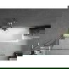Mexen Next L параван за баня 1-крилен 90 x 150 см, прозрачен, четкан никел - 895-090-000-03-00-97