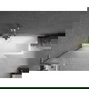 Mexen Next L параван за вана с 1 крило 90 x 150 см, матирано, хром - 895-090-000-03-30-01