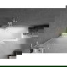 Mexen Next L параван за вана с едно крило 90 x 150 см, матиран, бял - 895-090-000-03-30-20
