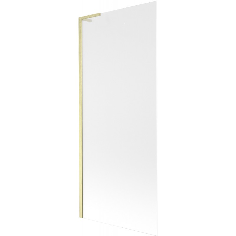 Mexen Next L параван за вана, 1-крилен 80 x 150 cm, матиран, златист мат - 895-080-000-03-30-55