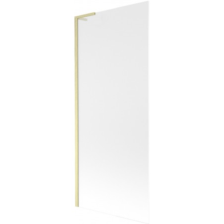 Mexen Next L параван за вана, 1-крилен 80 x 150 cm, матиран, златист мат - 895-080-000-03-30-55