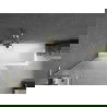 Mexen Next L преграда за вана с 1 крило 90 x 150 см, матирано, злато четка - 895-090-000-03-30-55