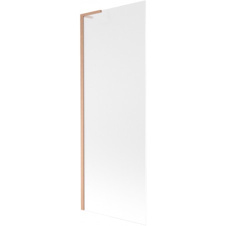 Mexen Next L параван за вана с 1 крило 70 x 150 см, матирано, четкана мед - 895-070-000-03-30-65