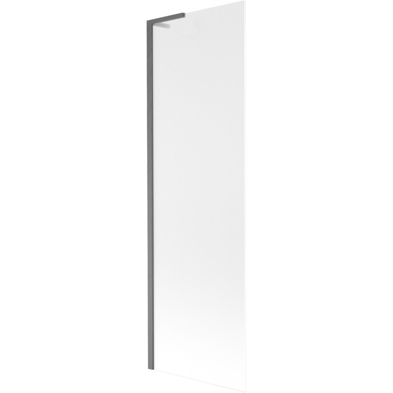 Mexen Next L параван за вана, 1-крилен, 60 x 150 cm, матиран, оръжеен сив четкан - 895-060-000-03-30-66