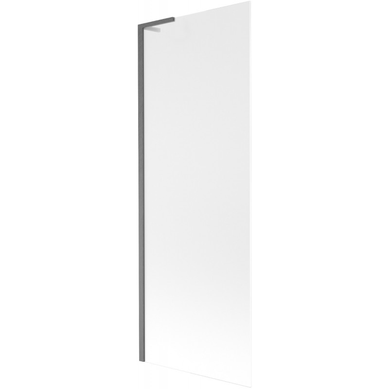 Mexen Next L параван за вана 1-крилен 70 x 150 cm, матирано, четкано gun gray - 895-070-000-03-30-66