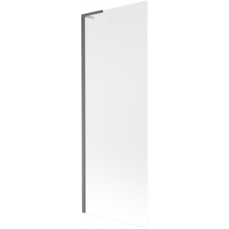 Mexen Next L параван за вана 1-крилен 70 x 150 cm, матирано, четкано gun gray - 895-070-000-03-30-66