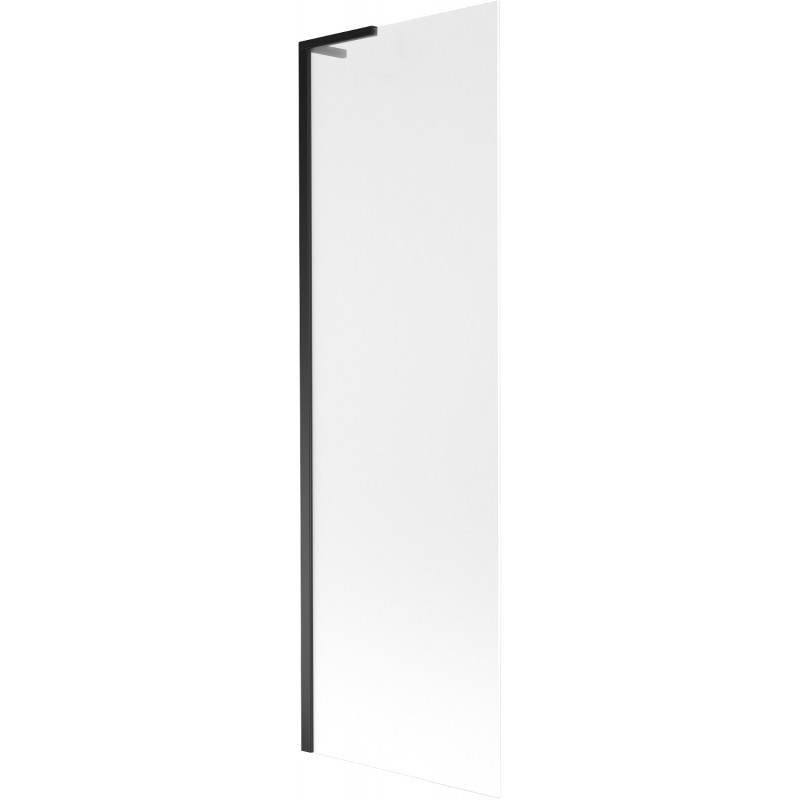 Mexen Next L параван за вана 1-крилен 60 x 150 cm, матиран, черен - 895-060-000-03-30-70