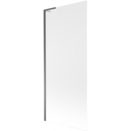Mexen Next L параван за вана 1-крилен 80 x 150 cm, матиран, gun metal - 895-080-000-03-30-95