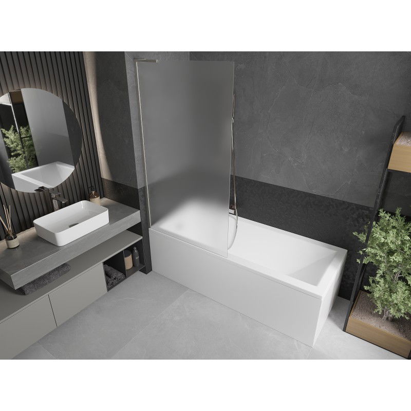 Mexen Next L душ параван 1-камерен 90 x 150 cm, мат, четкан никел - 895-090-000-03-30-97