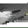 Mexen Next L вана с душ параван, 1-крилен, 70 x 150 см, графит, хром - 895-070-000-03-40-01