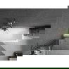 Mexen Next L параван за вана 1-крилен 90, x 150 см, графит, хром - 895-090-000-03-40-01