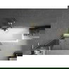 Mexen Next L преграда за вана 1-крила 80 x 150 cm, графит, златисто матово - 895-080-000-03-40-55