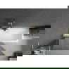 Mexen Next L параван за вана 1-крило 90 x 150 см, графит, златисто четкано - 895-090-000-03-40-55