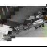 Mexen Next L екран за вана 1-крилен 90 x 150 см, графит, розово злато - 895-090-000-03-40-60
