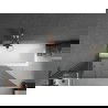 Mexen Next L параван за вана 1-крило 100 x 150 cm, графит, розово злато - 895-100-000-03-40-60