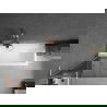 Mexen Next L параван за вана 1-крилен 70 x 150 см, графит, четкана мед - 895-070-000-03-40-65