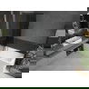 Mexen Next L параван за вана 1 крило 90 x 150 cm, графит, четкано gun gray - 895-090-000-03-40-66