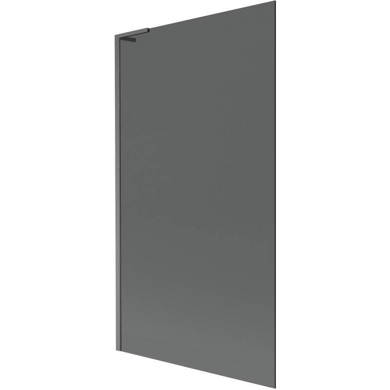 Mexen Next L параван за вана 1-крилен 100 x 150 см, графит, четка gun gray - 895-100-000-03-40-66