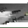 Mexen Next L параван за вана 1-крилен 70 x 150 см, графит, черен - 895-070-000-03-40-70