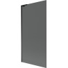Mexen Next L параван за вана 1-крилен 90 x 150 см, графит, черен - 895-090-000-03-40-70
