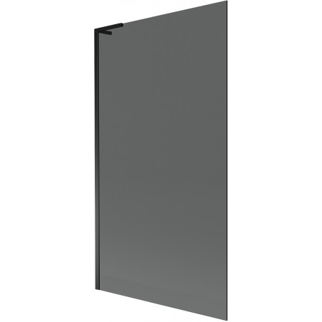 Mexen Next L параван за вана 1-крилен 100 x 150 cm, графит, черен - 895-100-000-03-40-70