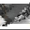 Mexen Next L параван за вана с 1 крило 60 x 150 см, графит, gun metal - 895-060-000-03-40-95