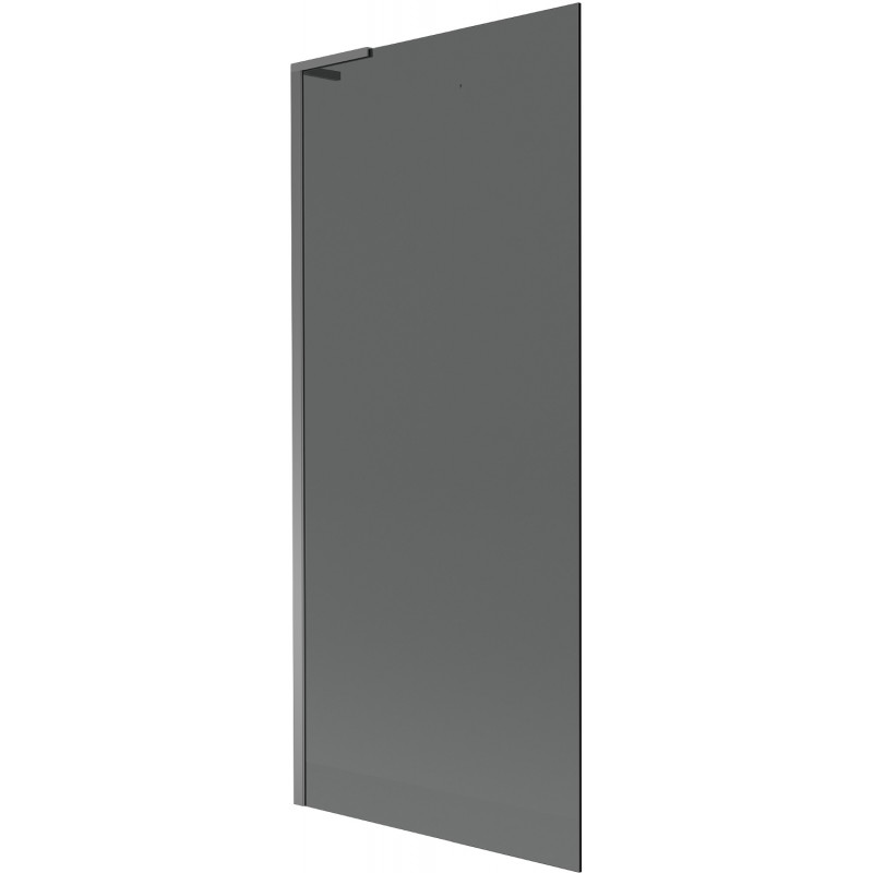 Mexen Next L параван за вана 1-крилен 80 x 150 см, графит, gun metal - 895-080-000-03-40-95