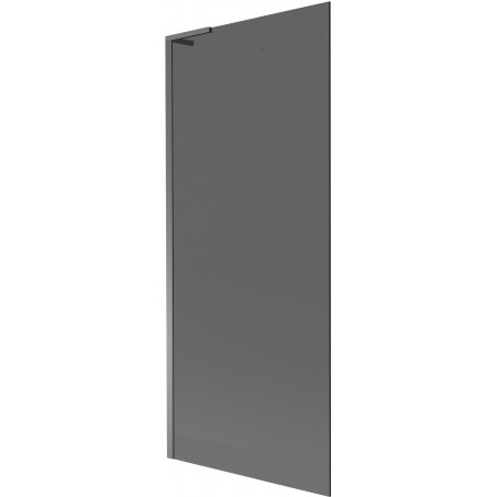 Mexen Next L параван за вана 1-крилен 80 x 150 см, графит, gun metal - 895-080-000-03-40-95