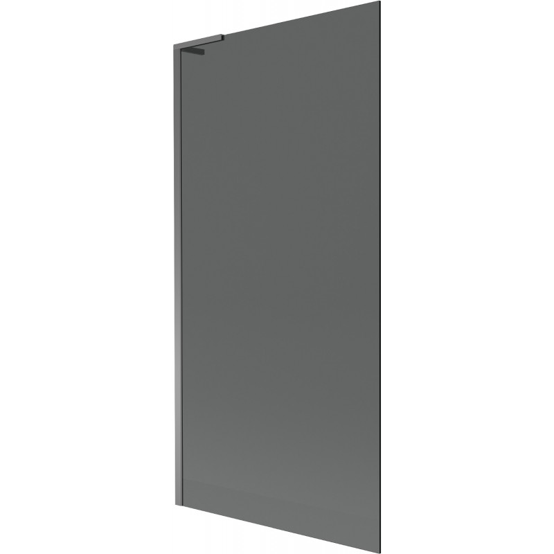 Mexen Next L параван за вана 1-крилен 90 x 150 см, графит, gun metal - 895-090-000-03-40-95