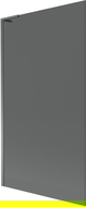 Mexen Next L параван за вана с едно крило 100 x 150 см, графит, gun metal - 895-100-000-03-40-95