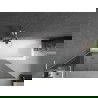 Mexen Next L сграждена баня с 1 крило 100 x 150 см, графит, четкан никел - 895-100-000-03-40-97