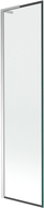 Mexen Next L параван за вана с едно крило 50 x 150 см, черна рамка, хром - 895-050-000-03-70-01