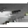 Mexen Next L параван за вана, 1-крилен, 70 x 150 см, черен дизайн, хром - 895-070-000-03-70-01