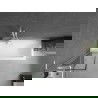 Mexen Next L параван за вана 1-крилен 50 x 150 см, черен десен, бял - 895-050-000-03-70-20